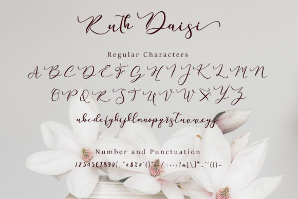 Ruth Daisi Font Poster 7