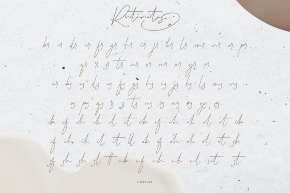 Rutinitas Font Poster 7