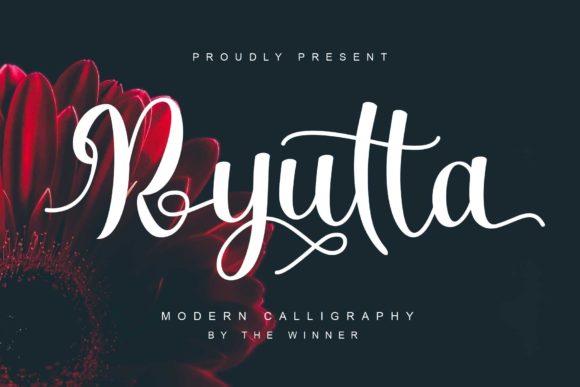 Ryutta Font Poster 1