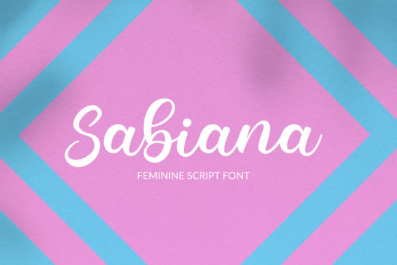 Sabiana Font Poster 1