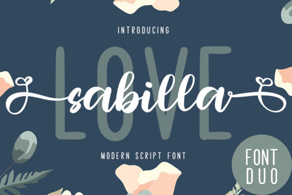 Sabilla Font Poster 1