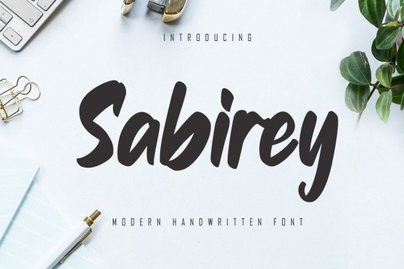 Sabirey Font Poster 1