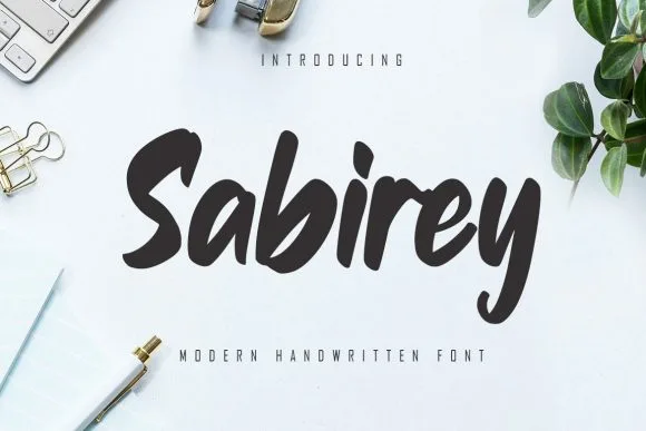 Sabirey Font Sabirey Font Poster 1