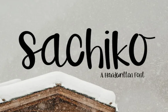 Sachiko Font Sachiko Font Poster 1