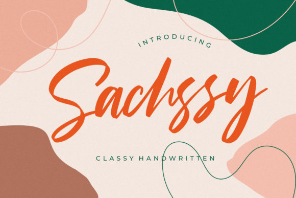 Sachssy Font Poster 1