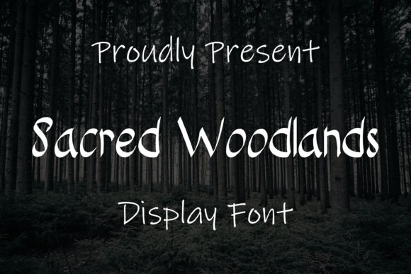 Sacred Woodlands Font Poster 1