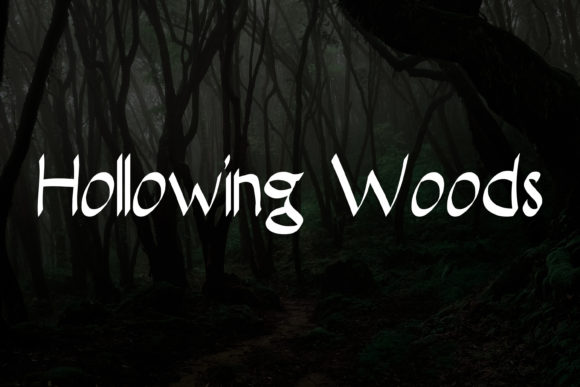Sacred Woodlands Font Poster 3
