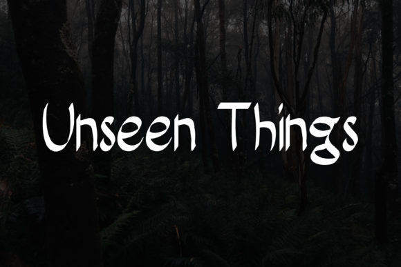 Sacred Woodlands Font Poster 4