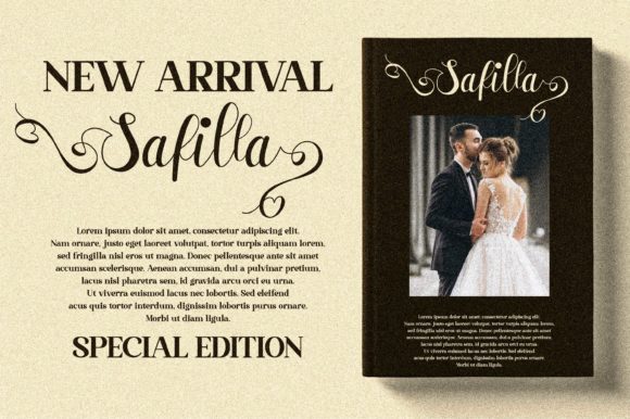 Safilla Font Poster 17