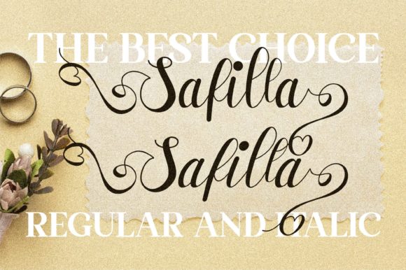 Safilla Font Poster 4