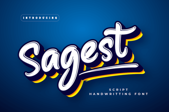 Sagest Font Sagest Font Poster 1