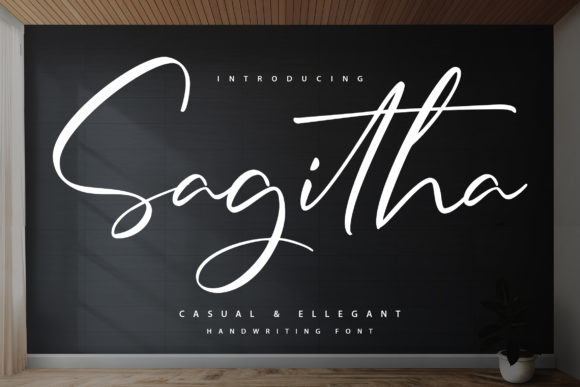 Sagitha Font Poster 1