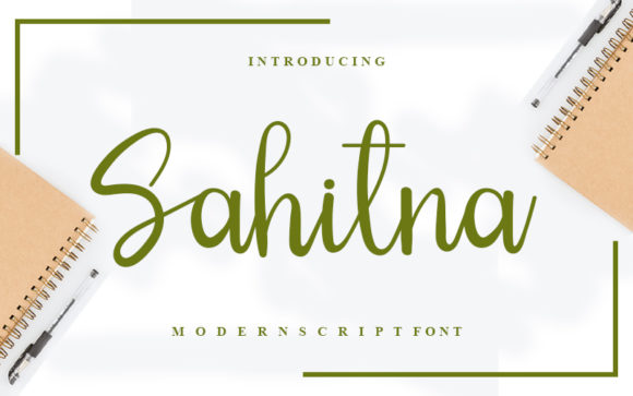 Sahitna Font Poster 1