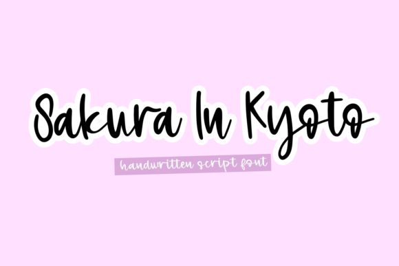 Sakura in Kyoto Font