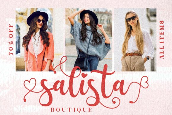 Salista Font Poster 9
