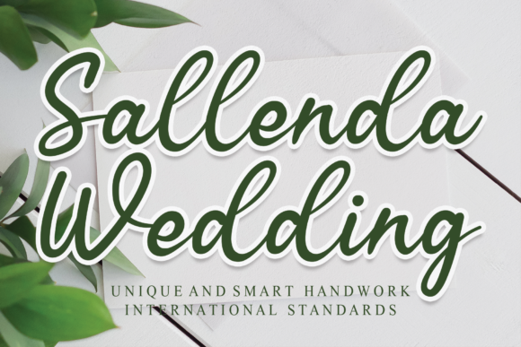 Sallenda Wedding Font Poster 1