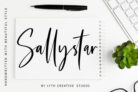 Sallystar Font Poster 1