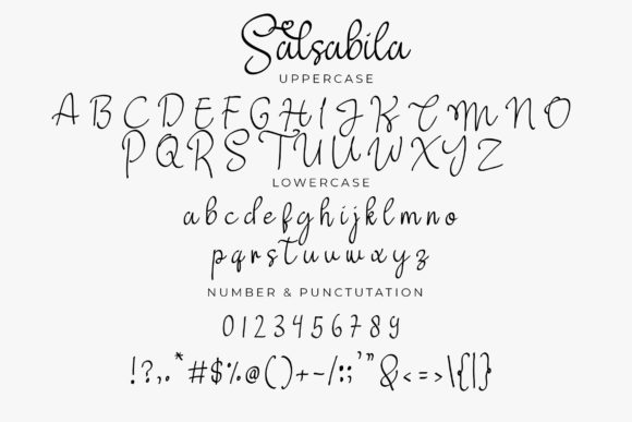 Salsabila Font Poster 5