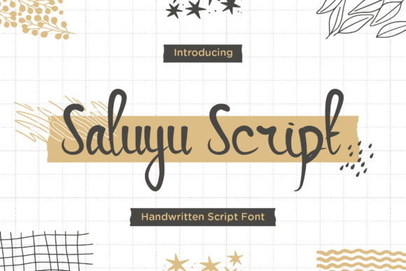 Saluyu Font Poster 1