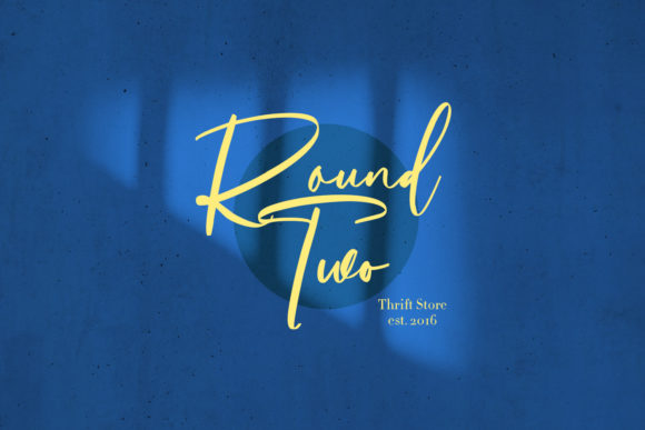 Salvadores Signature Font Poster 7