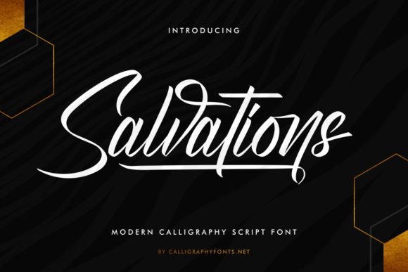 Salvations Font Poster 1