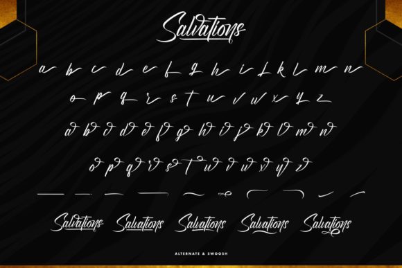 Salvations Font Poster 9