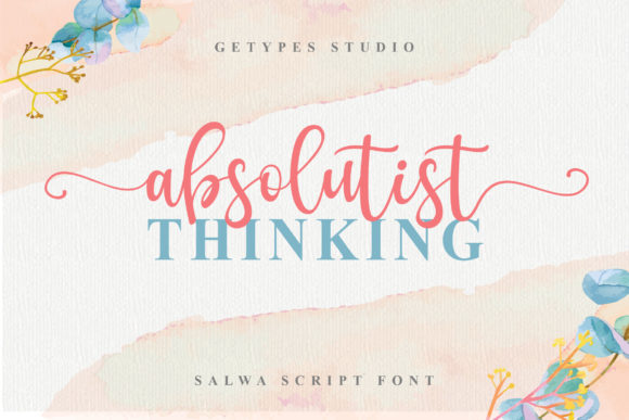 Salwa Font Poster 3