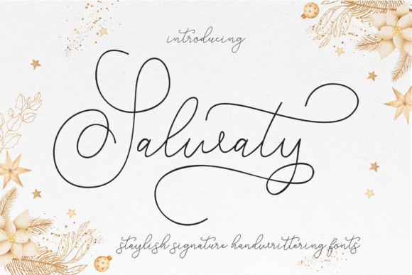 Salwaty Font Poster 1