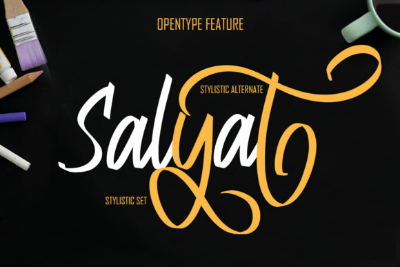 Salyat Font Poster 2