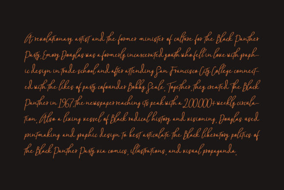 Samantha Font Poster 8