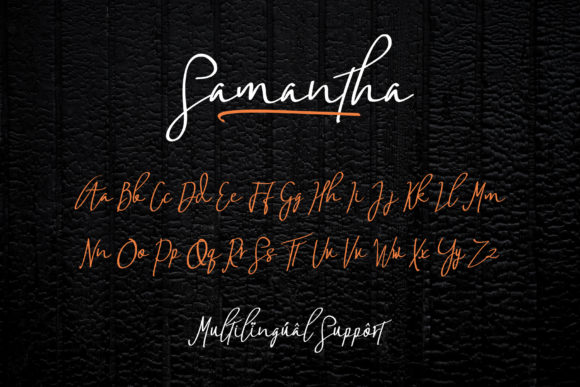 Samantha Font Poster 9
