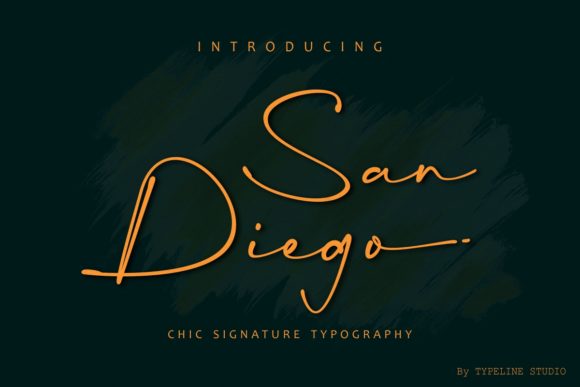 San Diego Font Poster 1