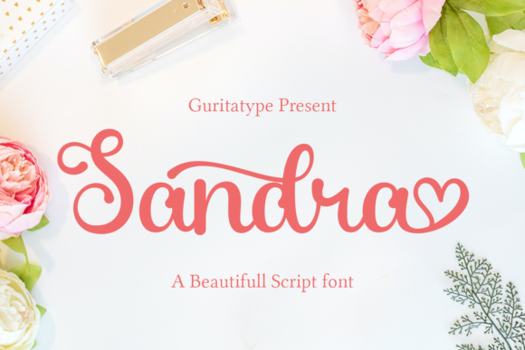 Sandra Font Poster 1