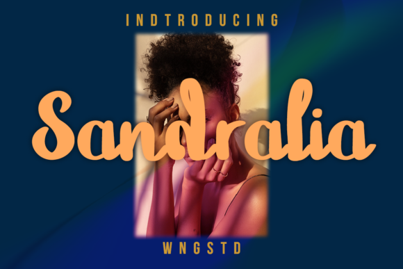 Sandralia Font Poster 1