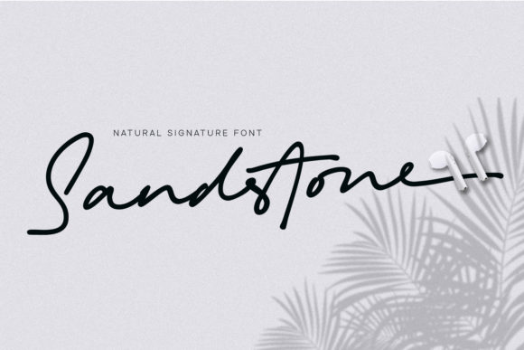 Sandstone Font Poster 1