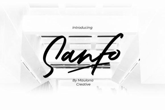 Sanfo Font Poster 2