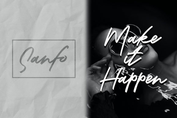 Sanfo Font Poster 4