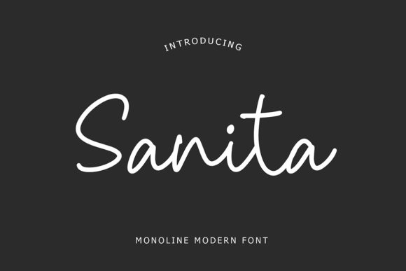 Sanita Font Poster 1