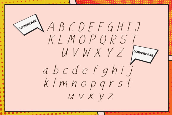 Sant Comic Font Poster 8