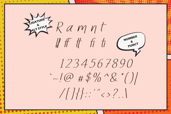 Sant Comic Font Poster 9