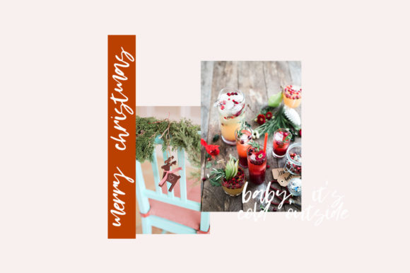 Santa Baby Font Poster 2