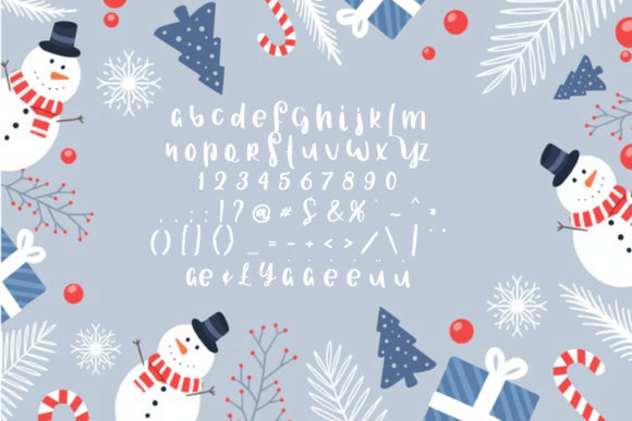 Santa Claus Font Poster 5