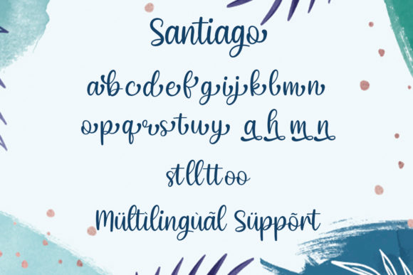 Santiago Font Poster 11