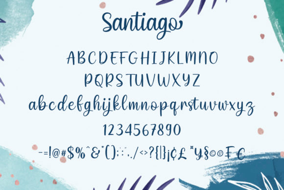 Santiago Font Poster 10