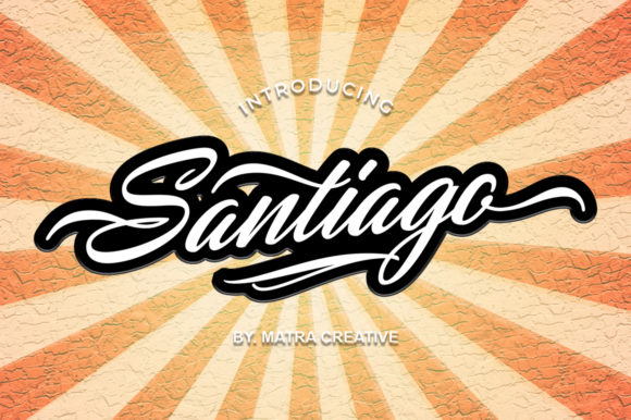 Santiago Font Poster 1