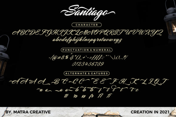 Santiago Font Poster 10