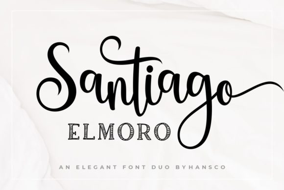 Santiago Elmoro Font Poster 1