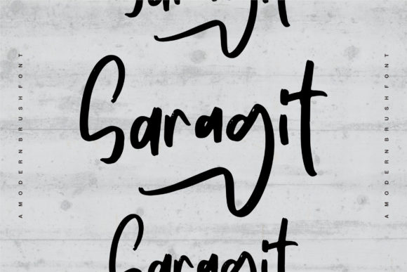 Saragit Font Poster 1