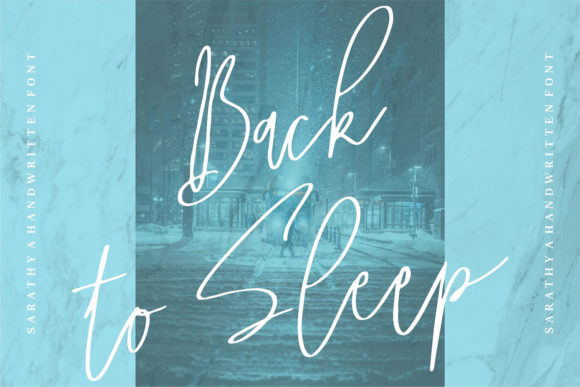 Sarathy Font Poster 4