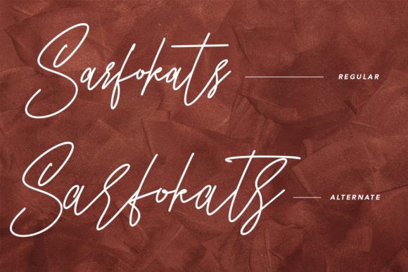 Sarfokats Font Poster 5